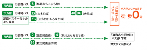 沖縄大学バス